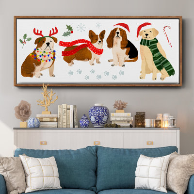 Collection Holidogs - toile encadrée