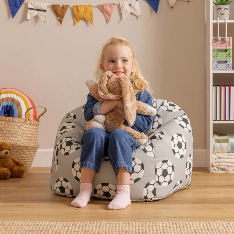icon Kids Kingston Jurassic Dinosaur Print Classic Bean Bag, Football