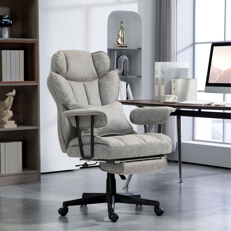 Chaise de bureau confortable et ergonomique avec des caractéristiques avancées pour une productivité accrue, Gris