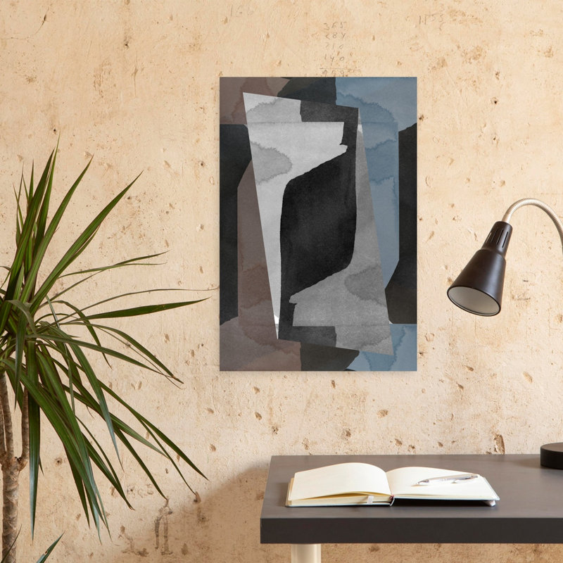 Art contemporain contemporain abstrait, H 24 po x l 16 po