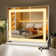 Prestano Rectangle LED Metal Mirror