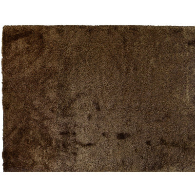 One-of-a-Kind 9' X 12' Wool Area Rug in Velvety Brown