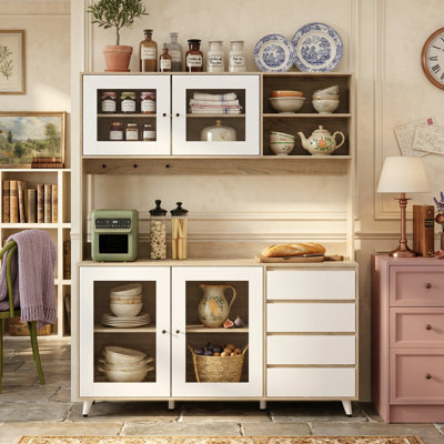 Armoire de salle à manger en bois de 62,9 po Brokaw