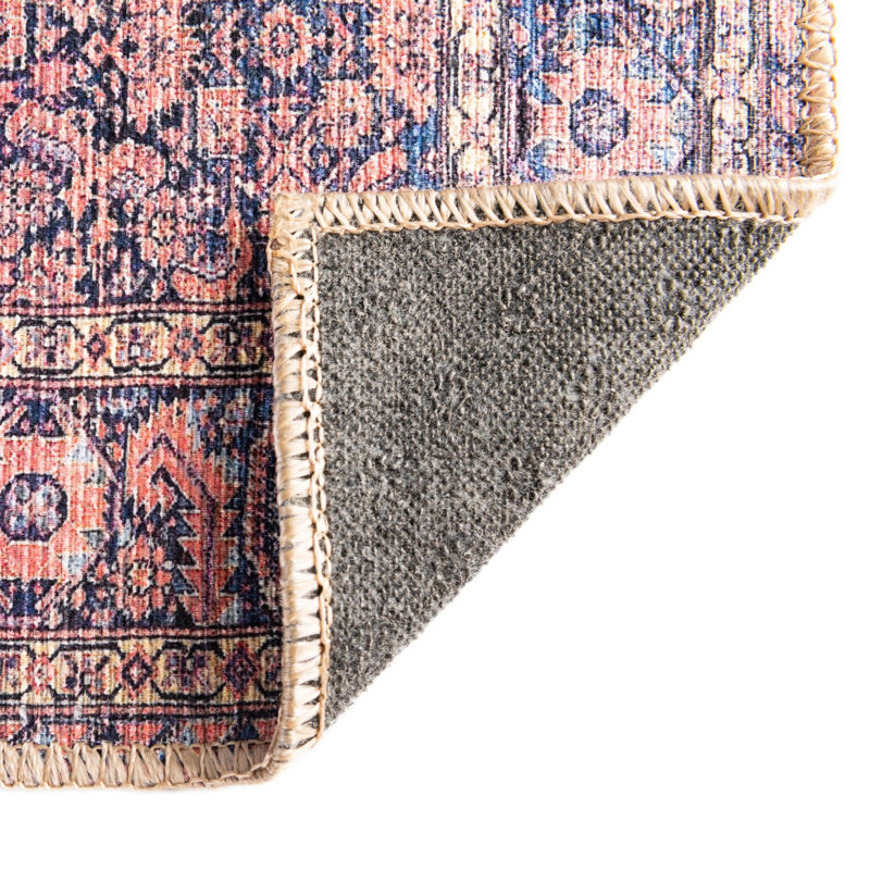 Amilio Chenille Oriental Indoor Rug, Octagon 7'6"