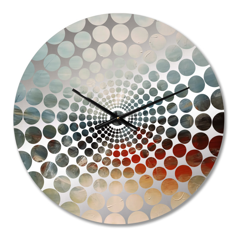 Maegann - Horloge murale peinture abstraite, Petit