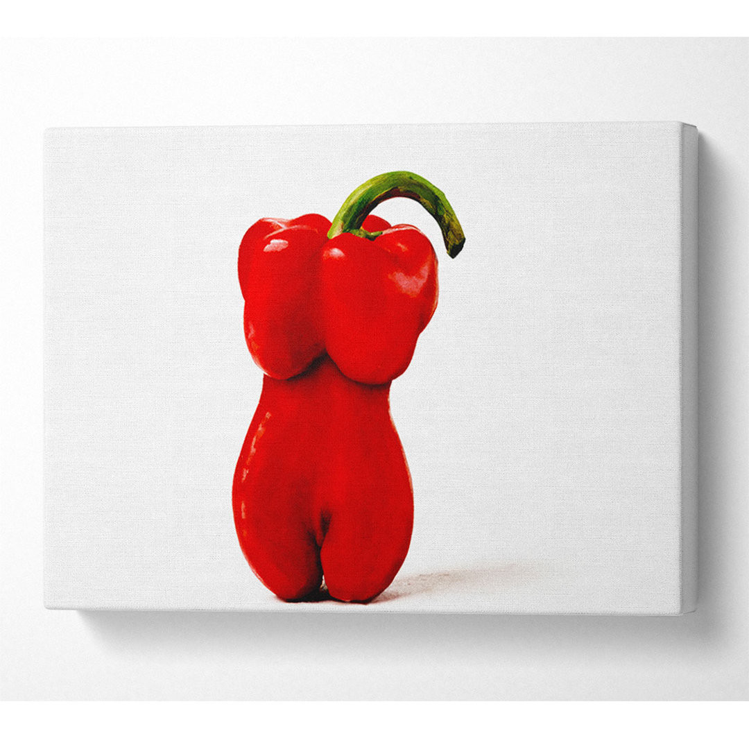 Gerahmtes Leinwandbild Red Hot Pepper