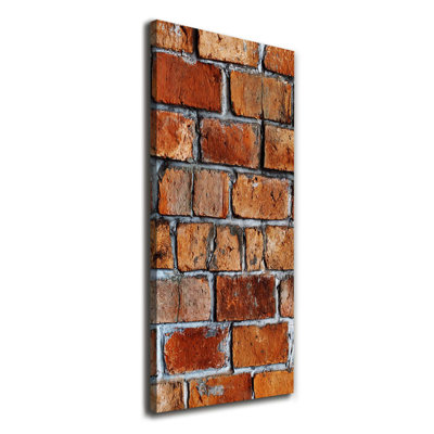 Brick Wall - Wrapped Canvas Print