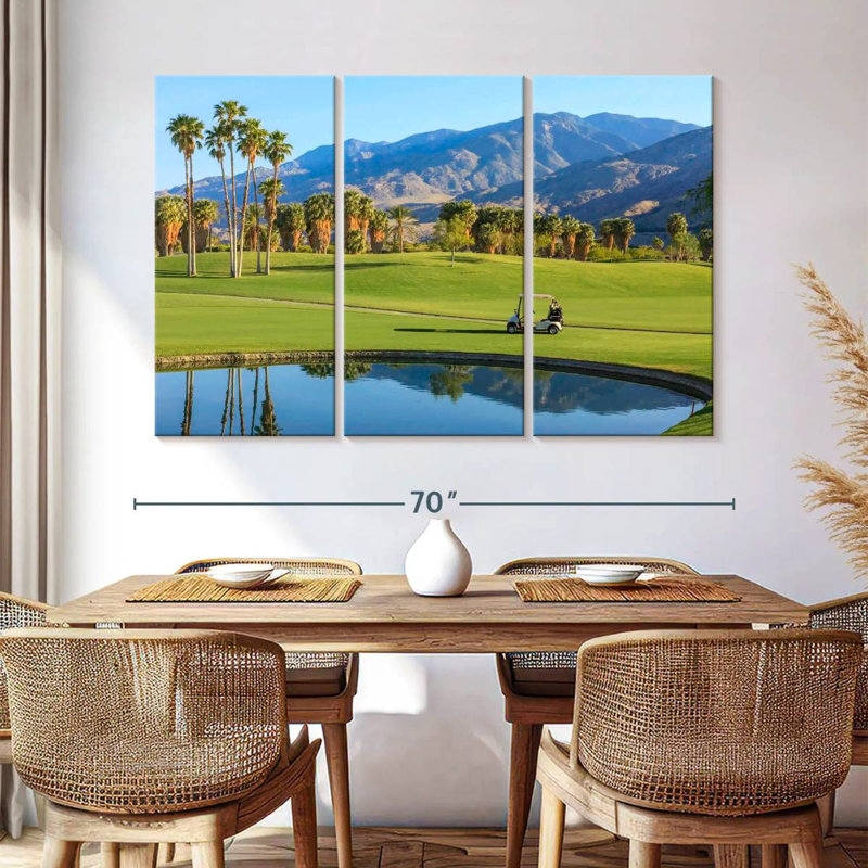 Parcours de golf pittoresque de Sirci à Palm Springs, H 42 po x l 65 po