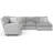 Ziera U-Shaped Power Reclining Modular Sectional -97582789