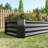 Metal Raised Garden Bed, Rectangle Raised Planter 4×2×1Ft  For Flowers Plants, Vegetables Herb-1339956701