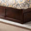 Lit plateforme en bois massif avec pied de lit et tiroirs Flagg-366803391-366803390