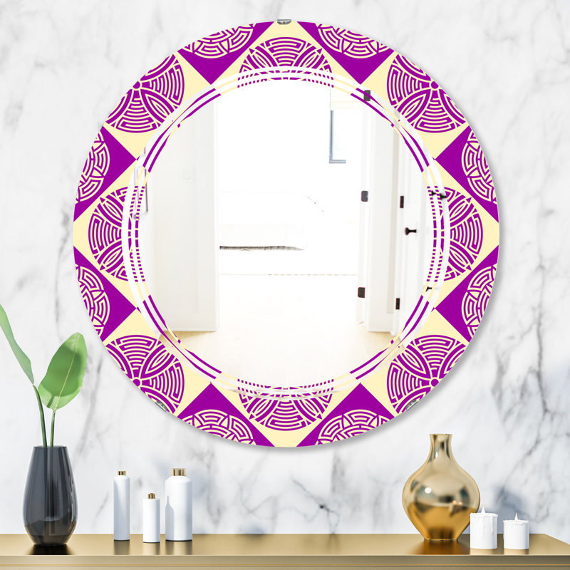 Miroir mural triple c abstract design i maison americana, H 31,5 po x l po