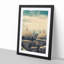 Hagia Sophia in Istanbul in Abstract - Picture Frame Graphic Art Print-55737734-55737735