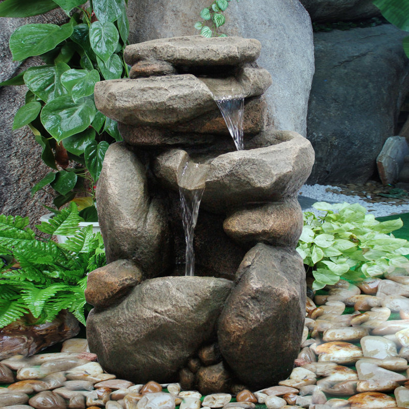 Fontaine de chute en résine tel résine