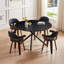 Table basse ronde en MDF avec table basse et pieds de loisirs, base en métal, facile à assembler-1323841732-1323841733