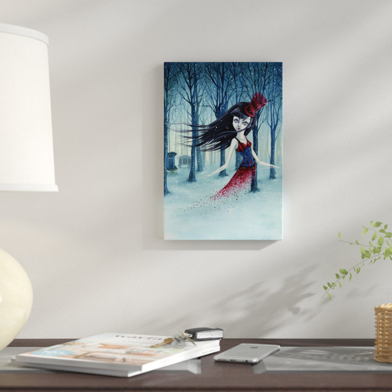 «Eernal Winter Circus» par Megan Majewski - Impression sur toile, H 12 po x l 8 po x P 0,75 po, Toile tendue, Pas de tapis