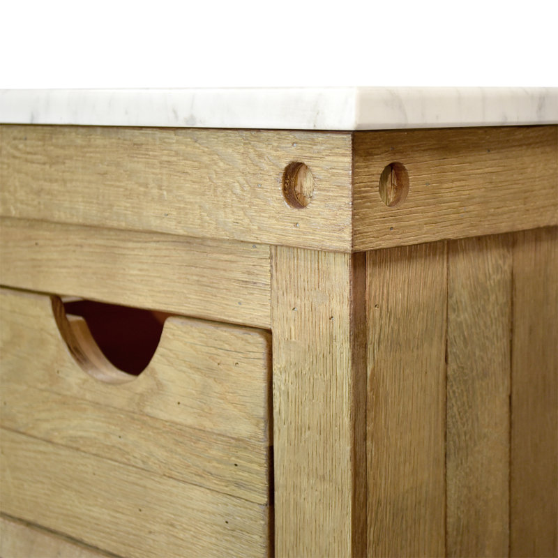 Base de meuble-lavabo simple 48 po Vintner, Chardonnay