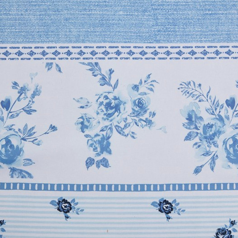 Édredon simple / simple TG avec motif à rayures florales, rembourrage, 2 taies décoratives et coussins décoratifs, literie, rayures rétro, textile décoratif à nettoyer