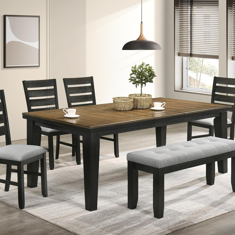 1Pc Contemporary Style Bench Gray Fabric Upholstery Tufted Tapered Wood Legs Bedroom Living Room Dining Room Furniture Wheat Charcoal Finish