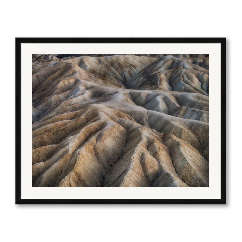Zabriskie View Print by Harold Davis, Black Framed Paper, 24" H x 30" W
