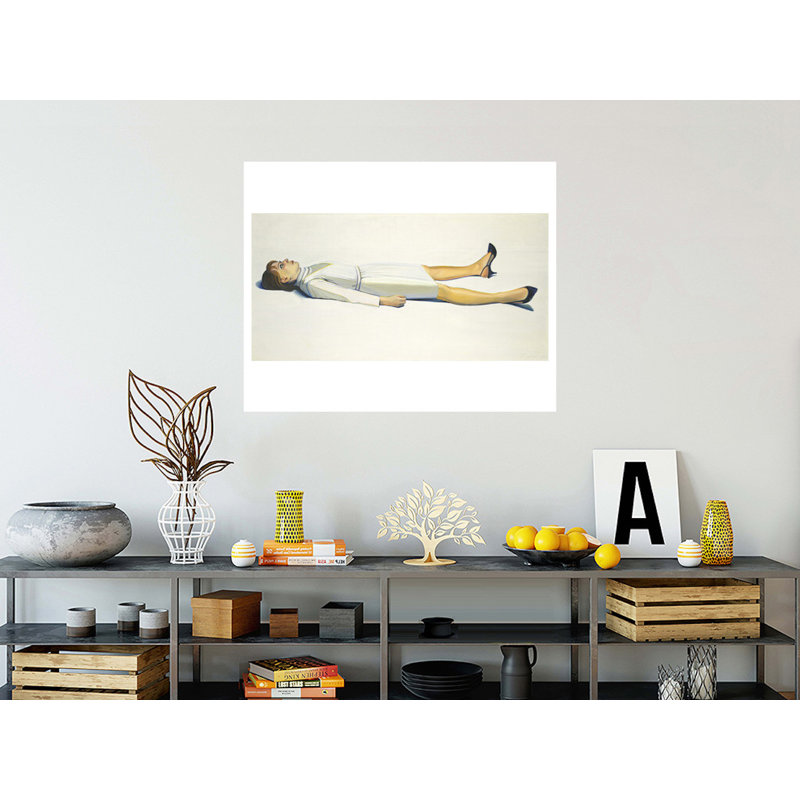 Reproduction giclée de «Supine Woman» par Wayne Thiebaud, H 32 po x l 40 po x P 0,1 po, Unframed