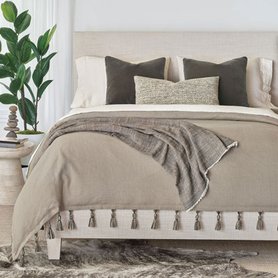 Ensemble de draps en lin Shiloh couleur coquillage