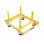 Support moteur avec chariot de levage réglable de 750 lb avec 4 roulettes en acier robuste