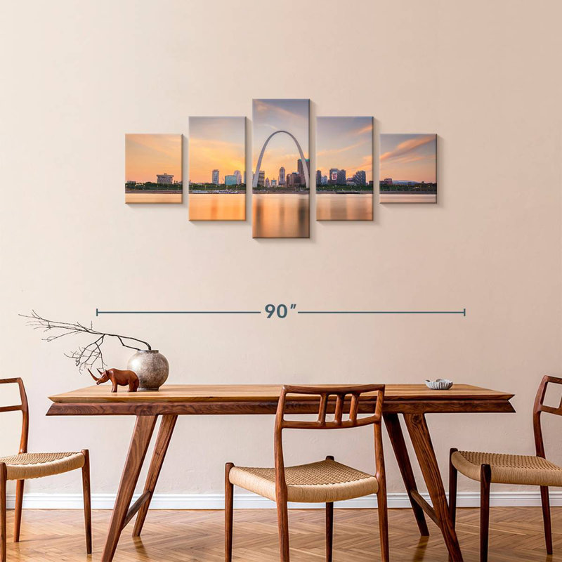 Senne St. Louis Sundown, H 34 po x l 74 po