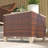 Patio End Table, Square Outdoor Accent Side Table With Natural Fir Wood Top & Legs,easy Maintenance For Backyard Poolside Lawn Courtyard Decor