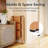 3 Step Ladder, Folding Step Stool With Anti-Slip Wide Sturdy Pedal And Handgrip, Multi-Use For Home And Kitchen Use, Space Saving-Woodgrain(300 Lbs Capacity)