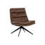 Leather Swivel Tufted Lounge Chair-177123757