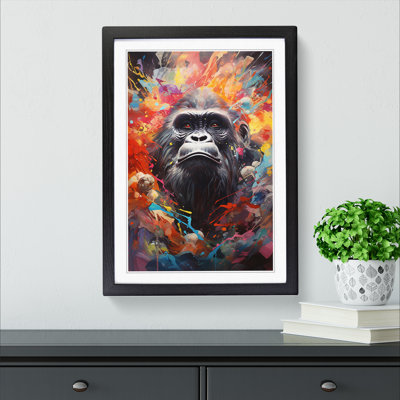 Gorilla Dadaism No.2 - Framed Print