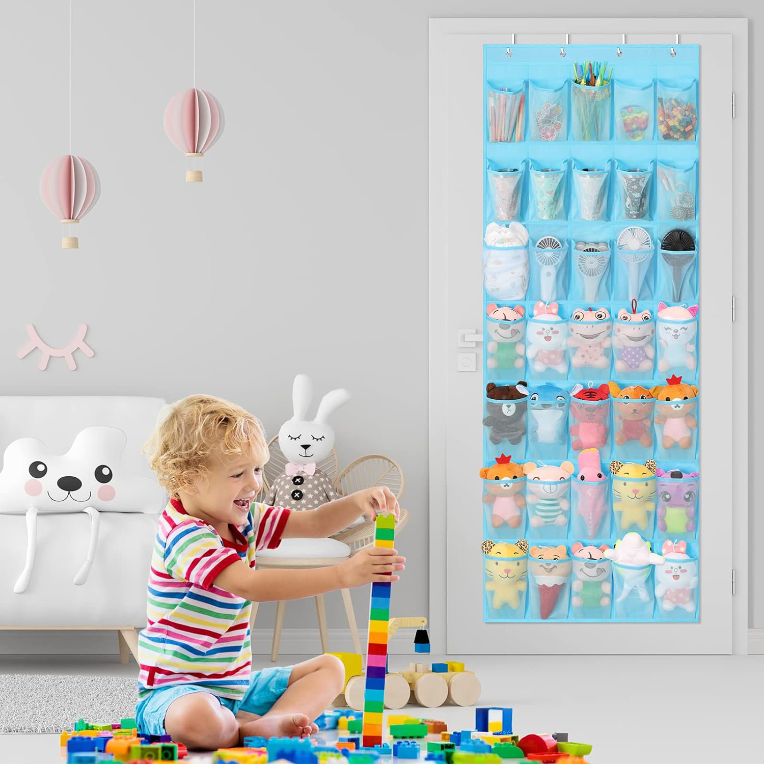 Using Hanging Shoe Organizer For Kids' Toys