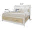Miramar - Lit de rangement tissé - Grand - Finition sable et blanc éclatant-1454992184