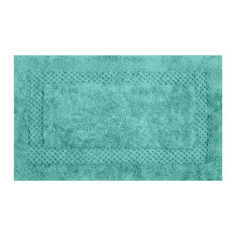 Antigona Soft Bath Rug, 21" W x 34" L, Aqua