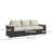Pridemore 89'' Wide Straight Wicker Patio Sofa with Cushions