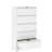 Lockable 5 Drawer Metal Filing Cabinet, White Cabinet For Home Office Storage Lateral File-831653370