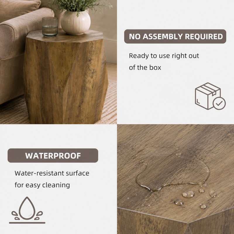 End Table, Natural