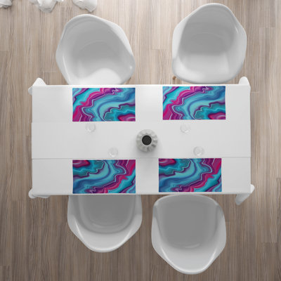 Polyester Abstract Rectangle Placemat
