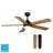 Morland 52 In. Smart Indoor/covered Outdoor Matte Black Ceiling Fan With Remote And Integrated Led Powered By Hubspace