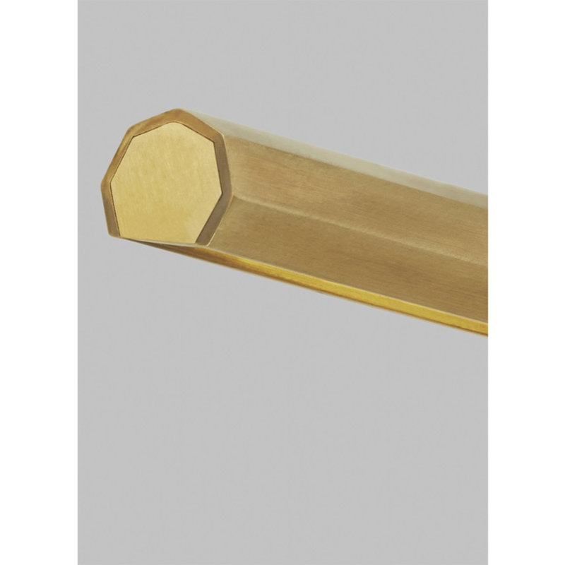 Plural Dimmable LED Wall Mounted Picture Light, Natural Brass