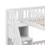 Lit superposé avec fenêtre, escalier de rangement