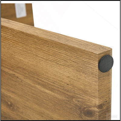Console, table d'entrée étroite de 43,4 pouces de long avec base en forme de V, console de canapé rustique pour le couloir, le salon, le canapé derrière