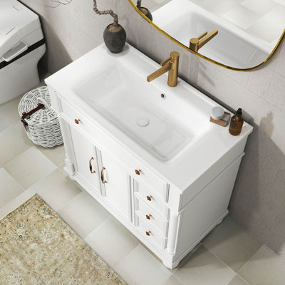 35.6'' Bathroom Vanity Base Only