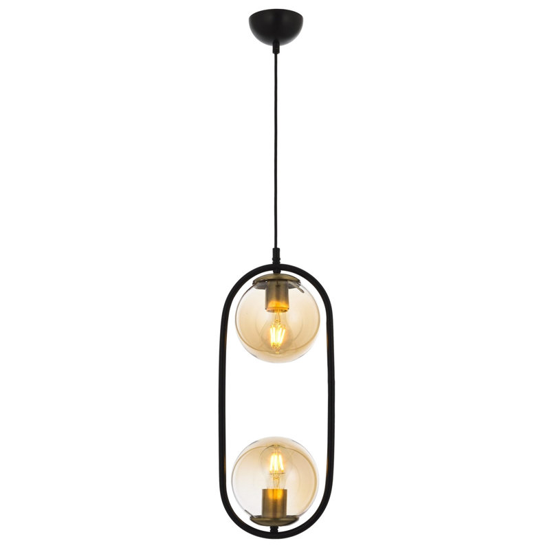 Demps 2 - Light Gold Geometric Pendant