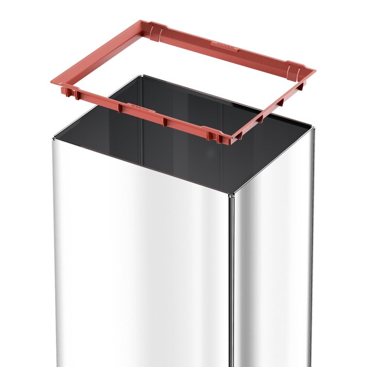 Hailo Big Box 60 Swing Waste Bin Silver