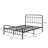 Metal Platform Bed Frame With Victorian Style Headboard And Footboard, Under Bed Storage, No Box Spring Needed-762874512-762874518