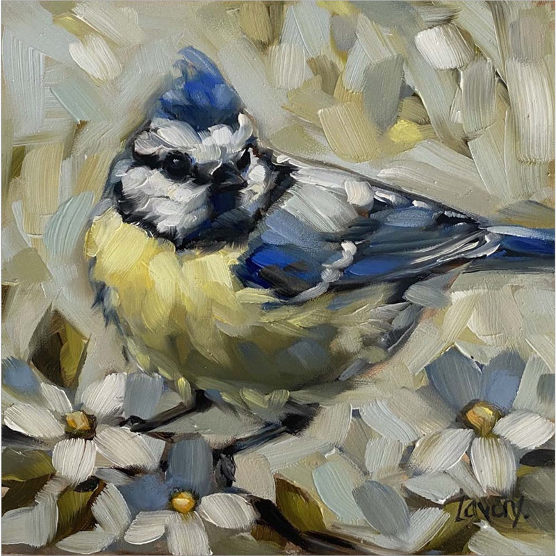«Pretty Perch» par Andrea Lavery - impression encadrée