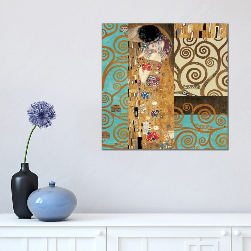 Klimt 150 Anniversary IV by Gustav Klimt - Wrapped Canvas Painting, 45.72 cm H x 45.72 cm W x 1.91 cm D