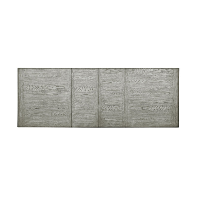 Gray Oak Extendable Farmhouse Dining Table